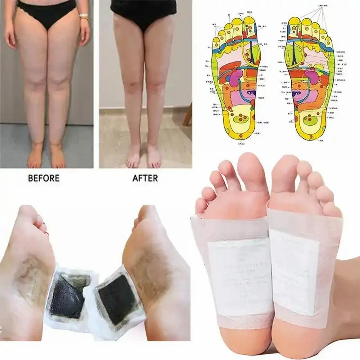 Original kinoki detox foot pad 5 Packet (50 pcs )